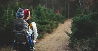 Sentier de randonnée pédestre au Domaine du Grand Beaulieu